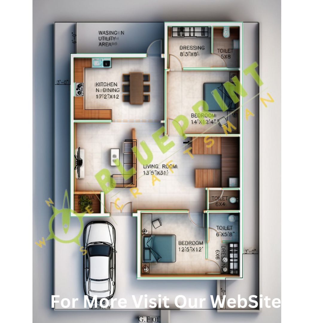 2BHK House Plan PDF