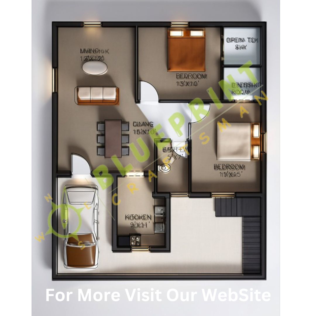 4 cent plot house design 