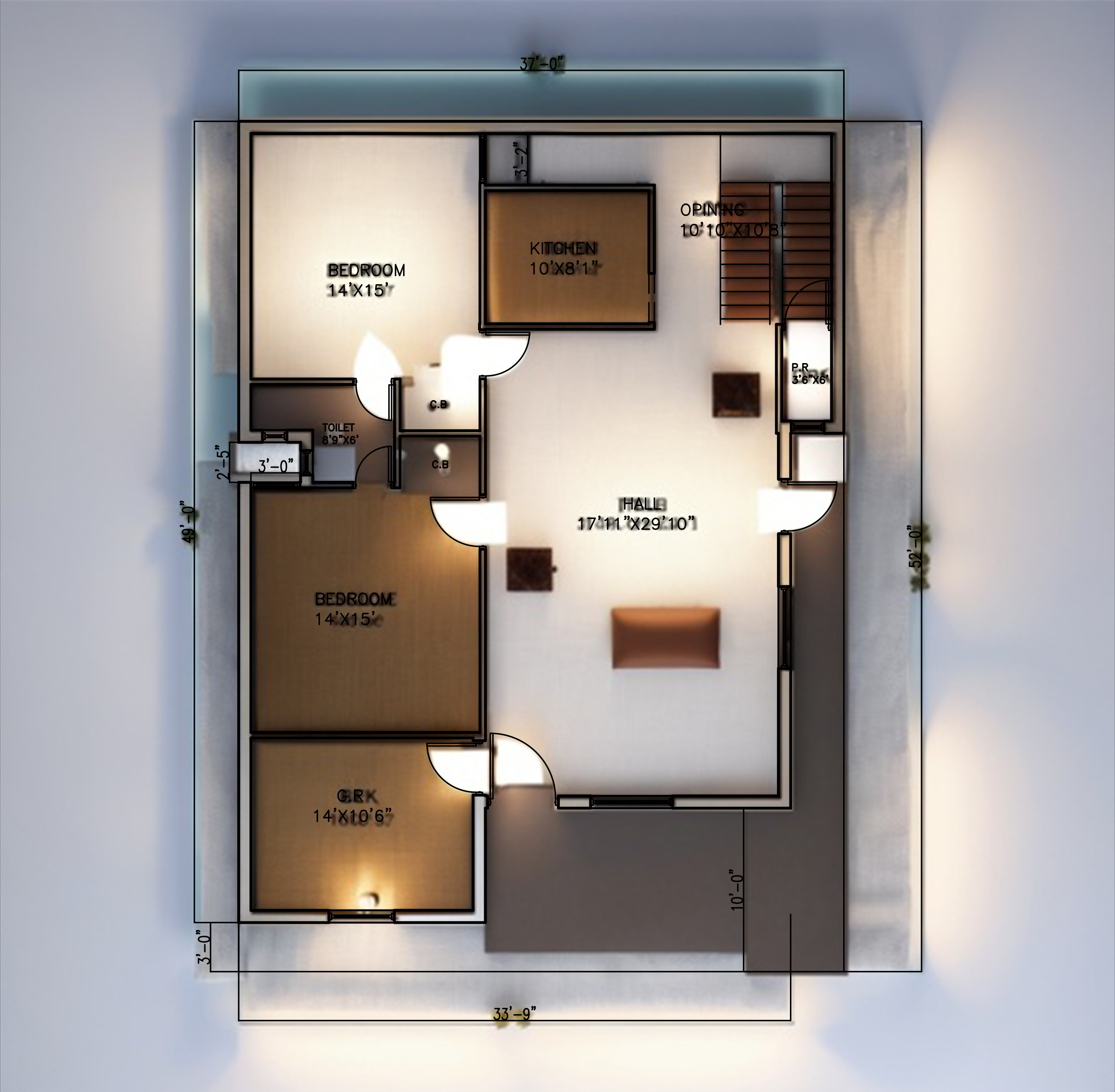 Modern 4 cent house plan images 