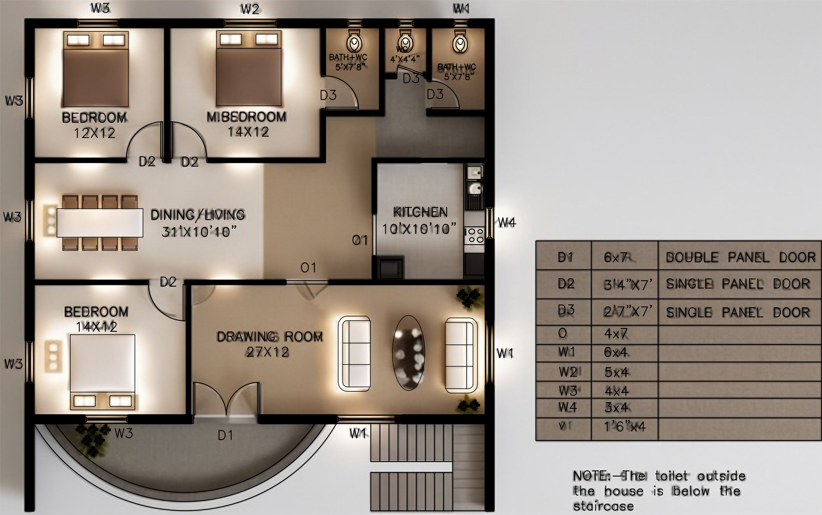 home plans in 4 cent plot 