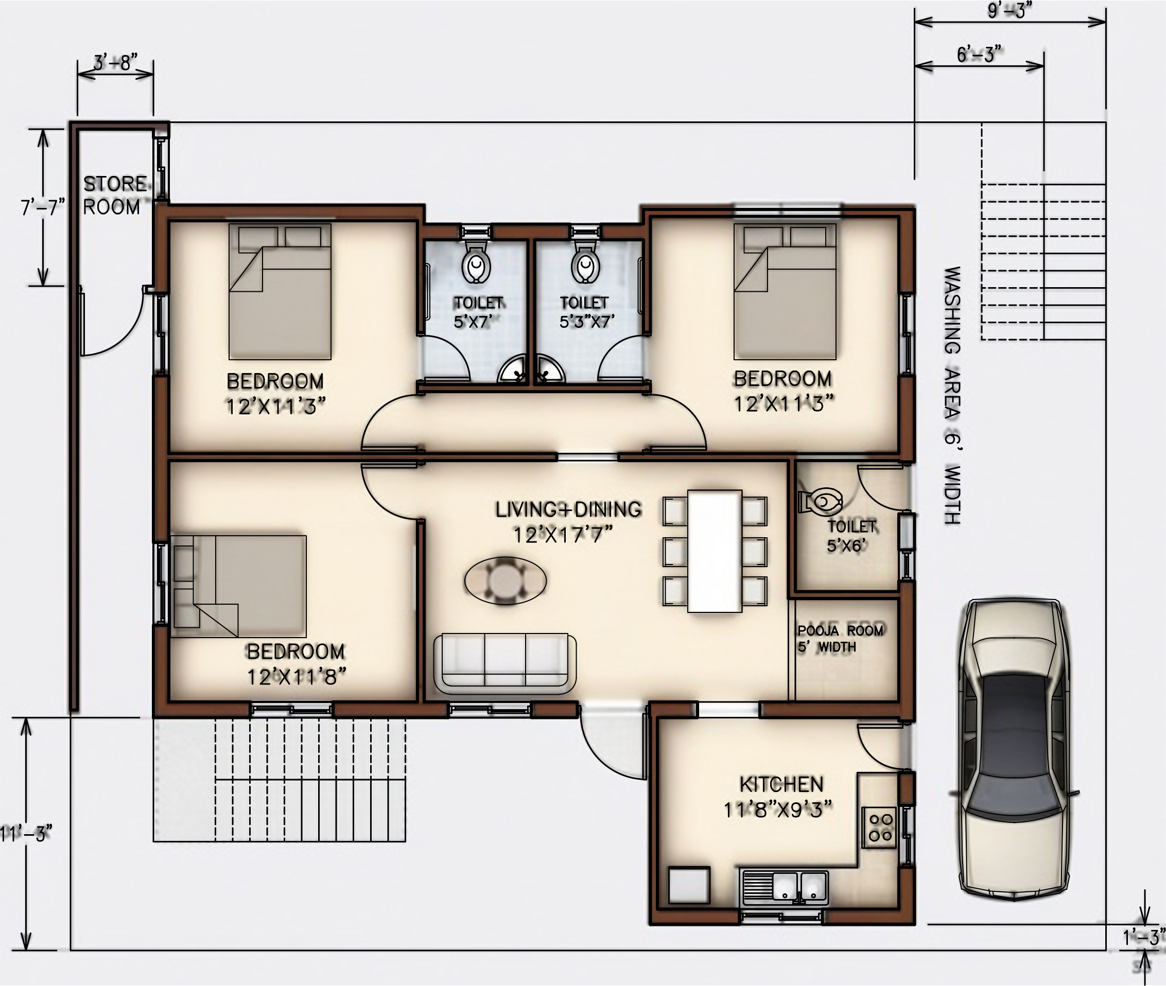 house plans for 4 cent in images 